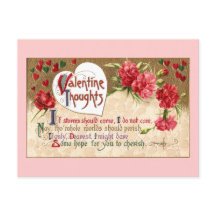 ハートとカーネーションヴィンテージバレンタイン