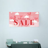 ハートとクラウドストアValentinesデイセールのバナー 横断幕 (トレードショー)