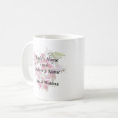 ハートとサルガザユリ コーヒーマグカップ (正面左)