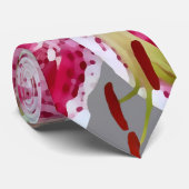 ハートとサルガザユリ ネクタイ (ロール)