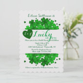 ハートとシャムロック招待状 招待状 (スタンド正面)