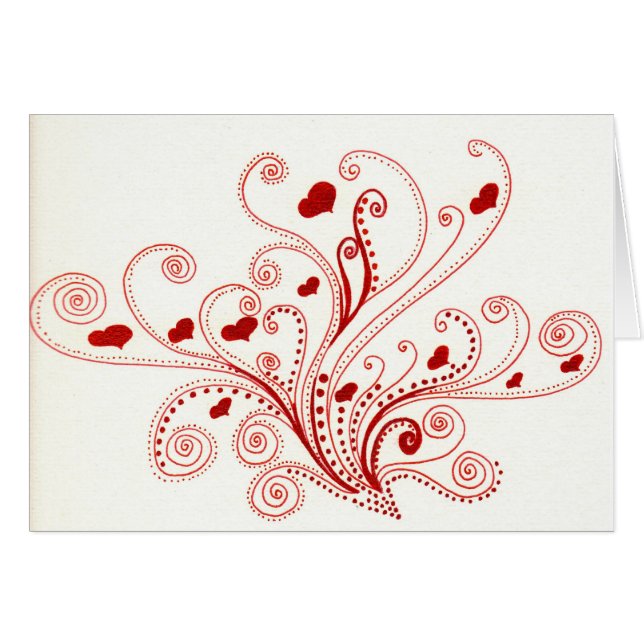 ハートとスクロール (正面横)