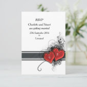 ハートとスクロール 出欠カード (スタンド正面)