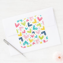 ハートとドットのドードルスタイル