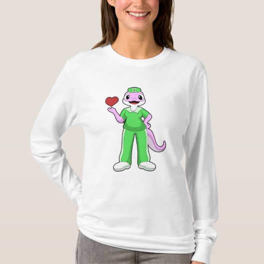 ハートとナース Tシャツ (正面)