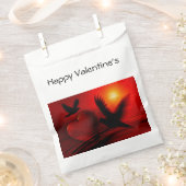 ハートとハト フェイバーバッグ (クリップ留めされた状態)