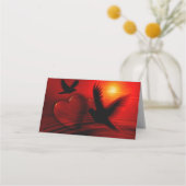 ハートとハト プレイスカード (裏面)