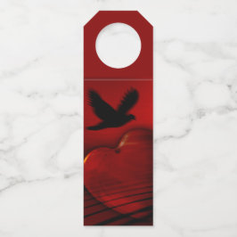 ハートとハト ボトルネックタグ