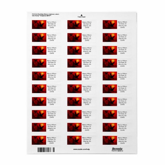 ハートとハト ラベル (フルシート)