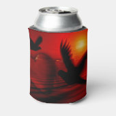 ハートとハト 缶クーラー (缶裏面)