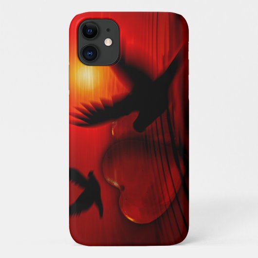 ハートとハト Case-Mate iPhoneケース (裏面)