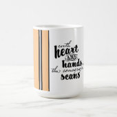 ハートとハンズでソノグラフがスキャン コーヒーマグカップ (中央)