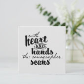 ハートとハンズでソノグラフがスキャン シーズンカード (スタンド正面)