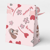 ハートとバスセットハウンズパターンデザイン フェイバーボックス (裏面サイド)