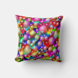 ハートとバブル クッション