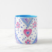 ハートとバラコーヒーマグ マグカップ (中央)