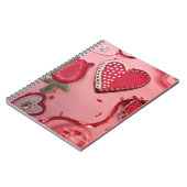 ハートとバラシュガーCookie ノートブック (左側)