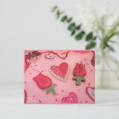 ハートとバラシュガーCookie ポストカード (スタンド正面)