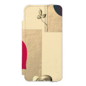 ハートとバラバレンタインのIncipio iPhone Walle Incipio iPhoneウォレットケース (フォリオ 正面)