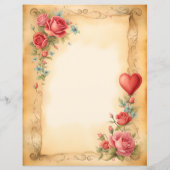 ハートとバラ (裏面)