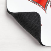 ハートとバラ マウスパッド (コーナー)