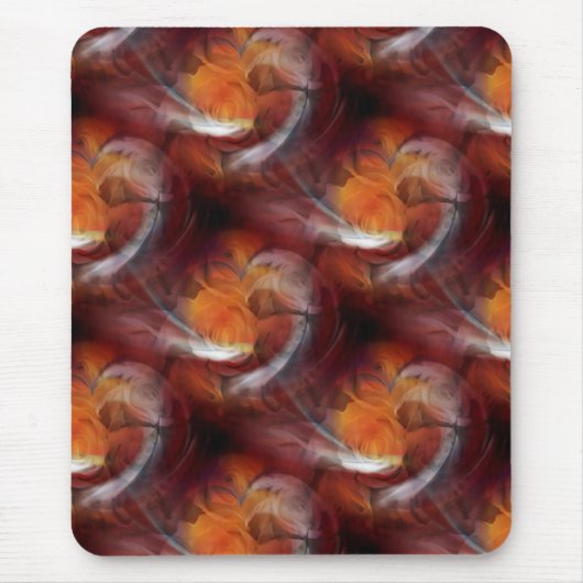 ハートとバラ マウスパッド (正面)