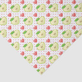 ハートとピンクの水玉模様とハート 薄葉紙 (詳細)