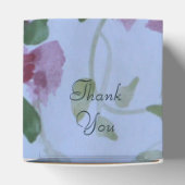 ハートとブルゴーニュ結婚式の引き出物 フェイバーボックス (上部)