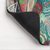 ハートとペイズリーマウスパッド マウスパッド (コーナー)