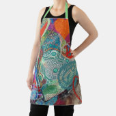 ハートとペイズリー エプロン (インサイチュ)