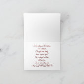 ハートとホリーサンキューカード サンキューカード (内部)