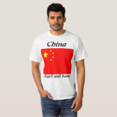 ハートとホーム中国メンズtシャツ tシャツ (正面フル)