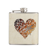 ハートとメタルドラゴンフラスコ フラスク (正面)