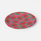 ハートとラブ紙プレート ペーパープレート (アングル)