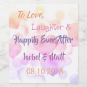 ハートとラブ ワインレベル ワインラベル (シングルラベル)