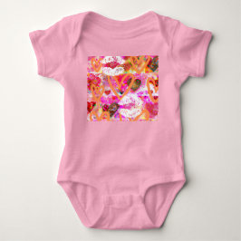 ハートとリップス ベビーボディスーツ