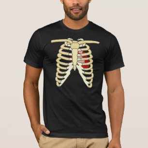 ハートとリブ Tシャツ