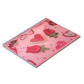 ハートとローズのシュガーコookies ノートブック (左側)