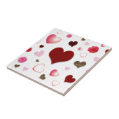 ハートとローズ タイル (側面)