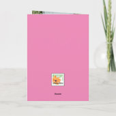 ハートと付きフォト付き母のデイ葉カード カード (裏面)