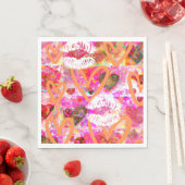 ハートと唇 スタンダードランチョンナプキン (インサイチュ)