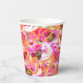 ハートと唇 紙コップ (右)