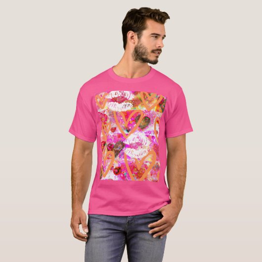 ハートと唇 Tシャツ (正面フル)