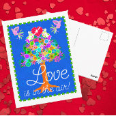 ハートと天使の愛 ポストカード