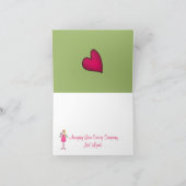 ハートと天使サンキューノートカード サンキューカード (内部)