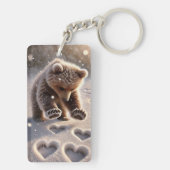 ハートと子熊 キーホルダー (裏面)