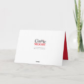 ハートと宝石の空白カード カード (裏面)