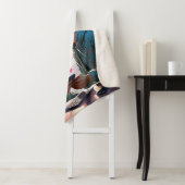 ハートと恋のカップル飛んでいる – 毛布 (インサイチュ)