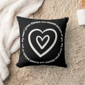 ハートと愛が大きく広がる クッション (ブランケット)