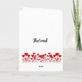 ハートと愛で提案する カード (裏面)